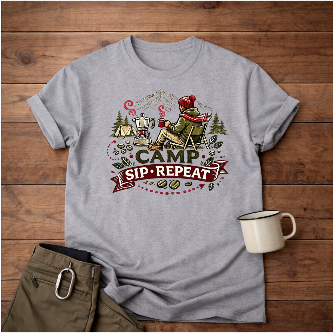 Camp Sip Repeat T-Shirt