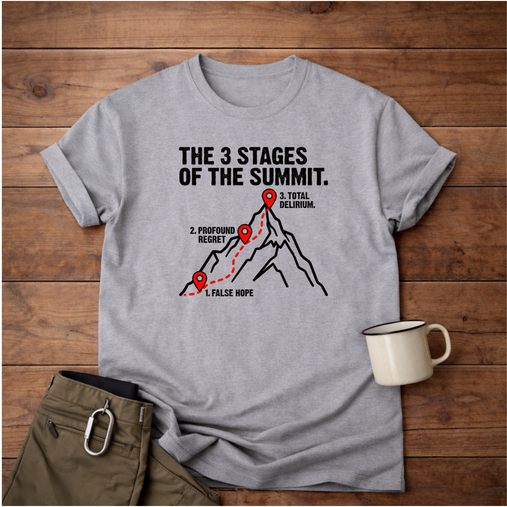 The 3 Stages of the Summit T-Shirt