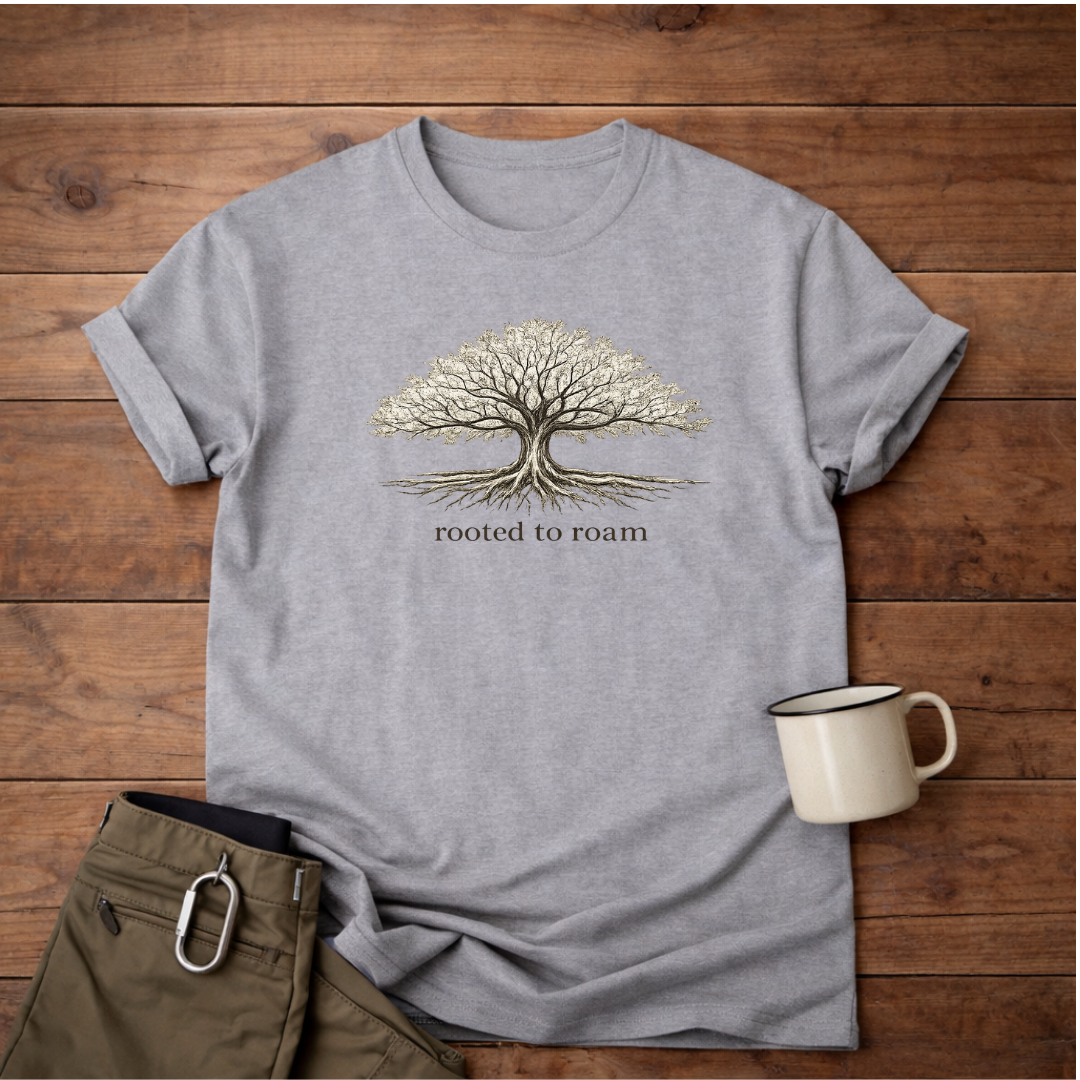 Rooted to Roam Tree T-Shirt