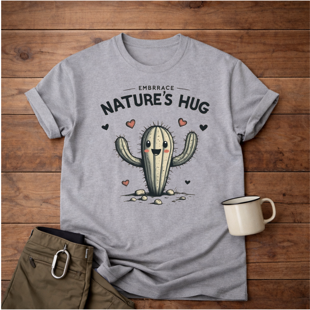 Nature's Hug Cactus T-Shirt