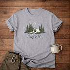 Campfire log off T-Shirt