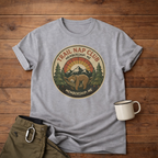 Trail Nap Club T-Shirt — Vintage Bear Hiking Graphic Tee